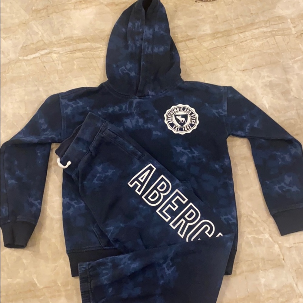 Abercrombie kids hoodie with matching joggers
